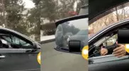 "Пытался втиснуться". Словесную перепалку алматинских водителей выложили в Сеть