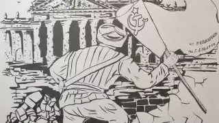 "Пример для всех поколений". Подвиг Рахимжана Кошкарбаева и Григория Булатова в рисунках детей