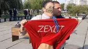 Обнажившуюся перед Зеленским активистку наказали символическим штрафом