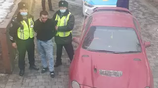 Полицейскую погоню на Арбате сняли на видео алматинцы