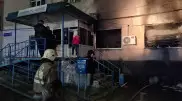Пожар произошел в офисе "Казпочты" в Кентау