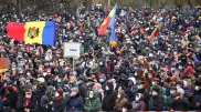 Новый президент Молдовы вывела людей на майдан
