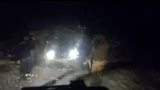 Спасение водителей сняли на видео в Алматинской области
