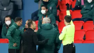 Матч Лиги чемпионов прервали из-за расистского скандала