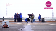 Самый большой мост в Таразе на грани обрушения