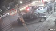 В Актау момент наезда на пешехода попал на видео