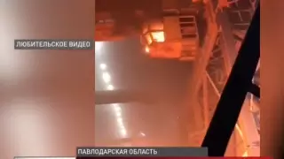 Работница завода едва не сгорела в кабине крана в Павлодарской области