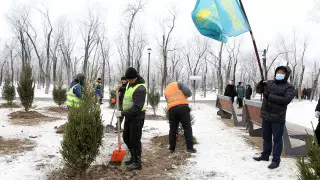 В нижней части Алматы открылся крупнейший парк "Желтоксан"