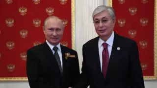 Путин поздравил Токаева и казахстанцев с Днем независимости