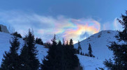 Редкое природное явление сфотографировали в горах Алматы