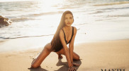 Модель из Казахстана попала на обложку бельгийского MAXIM