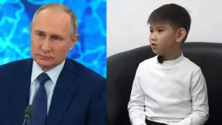 Кыргызский мальчик, попросивший у Путина акции "Газпрома", получил сюрприз