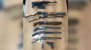 Арсенал оружия изъяли у павлодарца в Алматы
