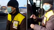 Конфликт с контролером в автобусе сняла на видео алматинка