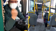 Поведение водителя автобуса в Талгаре возмутило пользователей Сети