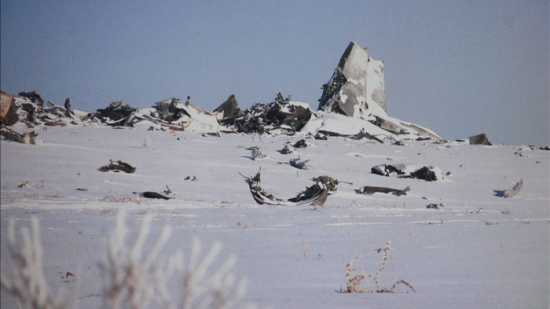 Фото с места крушения самолета Ан-72