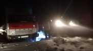 "Газель" с пассажирами застряла на трассе ночью в ВКО