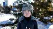 8-летний мальчик "по-генеральски" поздравил с Новым годом