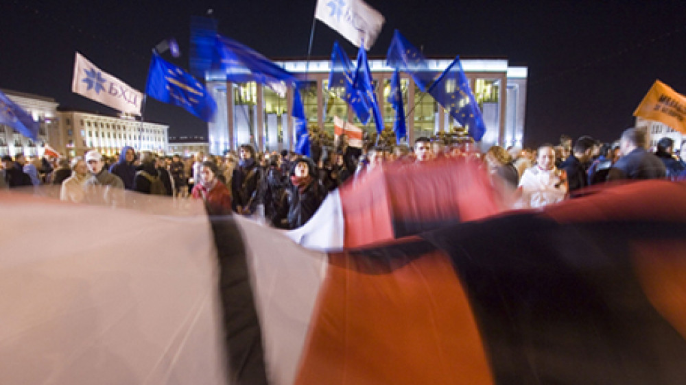 Митинг оппозиции в Минске. Фото РИА Новости. Архив