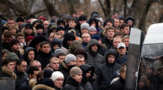 Болельщики "Спартака" перекрыли движение на улицах Санкт-Петербурга