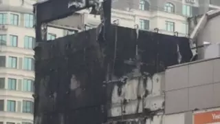 В Алматы загорелся торговый центр "Рамстор" 