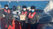 Казахстанские моряки-пограничники спасли гражданина Турции