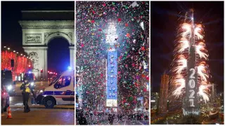 Беспорядки, салют, оцепленные площади. Как праздновали Новый год в мире