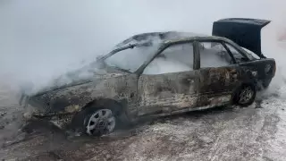 Пожар в Нур-Султане: сгорело 13 авто