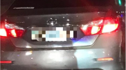 В Атырау задержали авто с медицинской маской на госномере