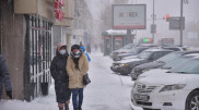 Нур-Султан накрыла метель