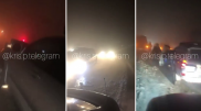 Пешеходов сбили в массовом ДТП в Алматинской области