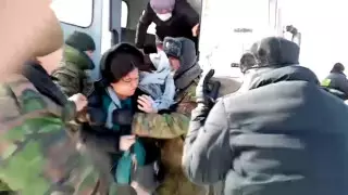 Спасение беременной из снежного плена попало на видео в Алматинской области