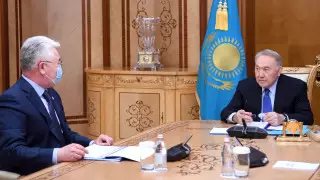 Назарбаев встретился с Атамкуловым