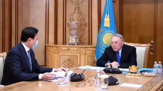 Кульгинов рассказал Назарбаеву о планах строительства в столице