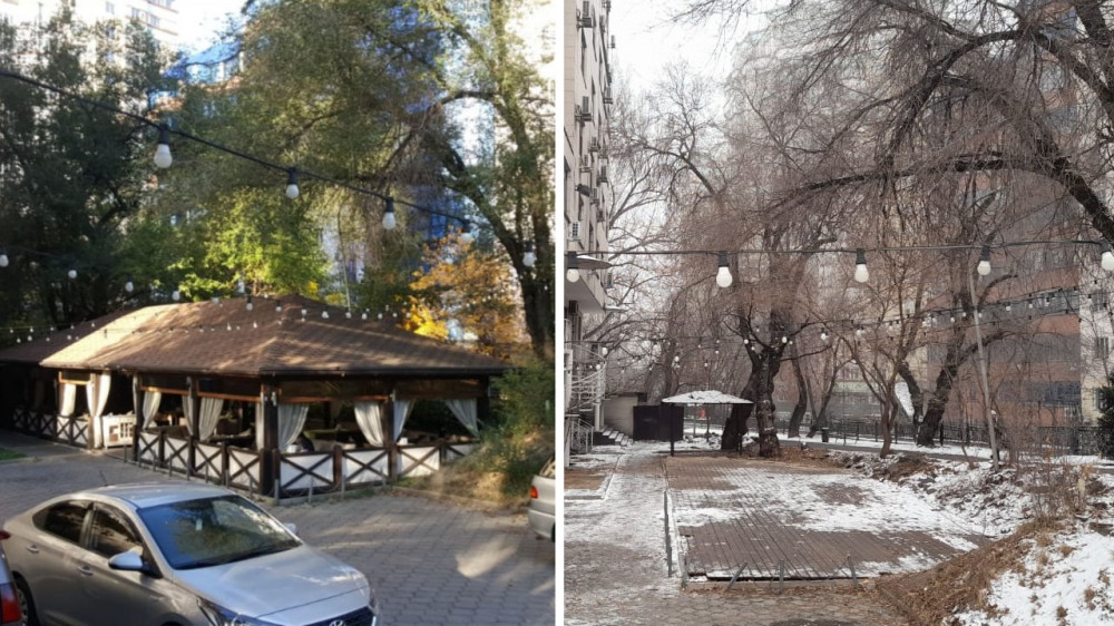 В Алматы снесли незаконное кафе