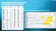 Представлена новая версия казахского алфавита на латинице