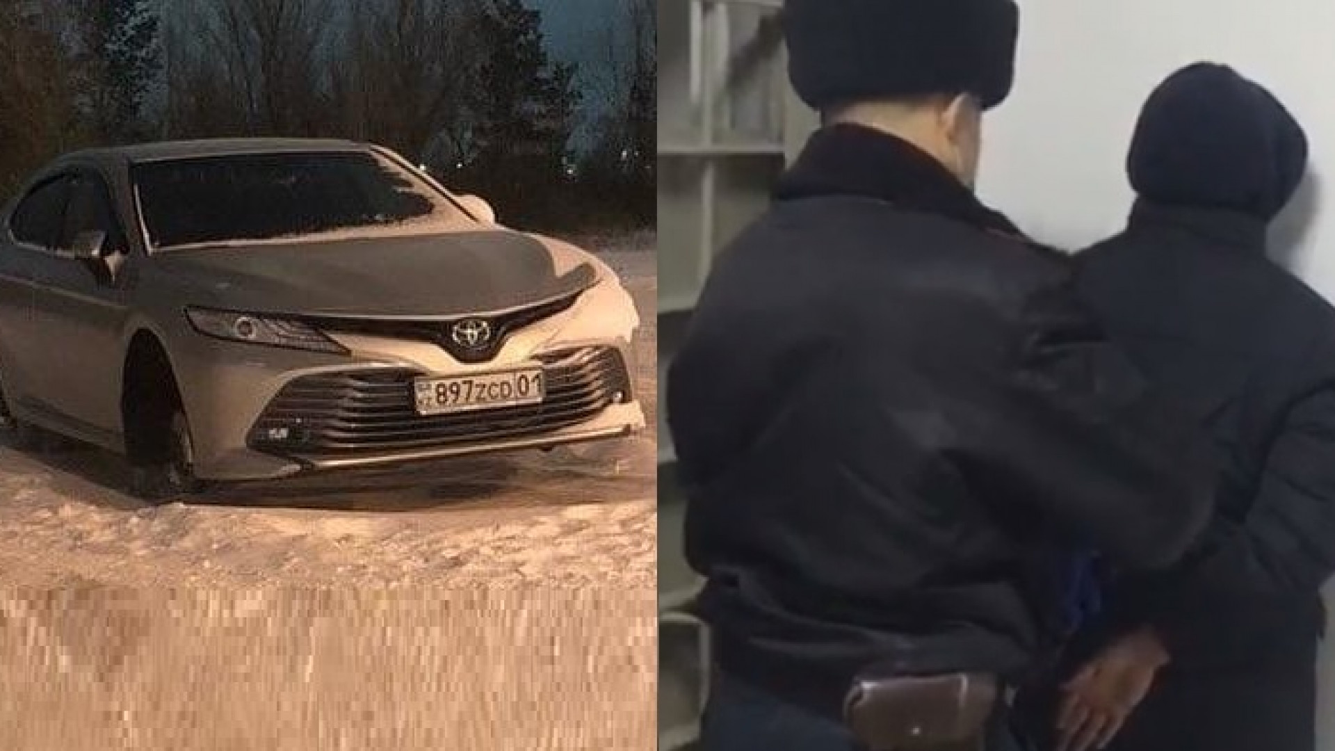 Колеса у Toyota Camry возле аэропорта Нур-Султана украл таксист: 29 января  2021 18:33 - новости на Tengrinews.kz