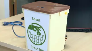 Сенсорную урну создал школьник из Петропавловска