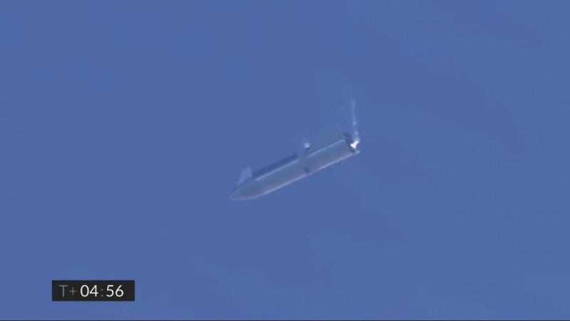 Прототип ракеты SpaceX взорвался при посадке