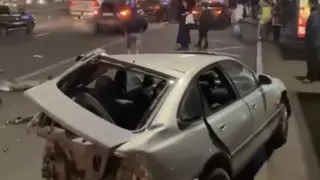 Автобус и четыре автомобиля столкнулись на Аль-Фараби в Алматы