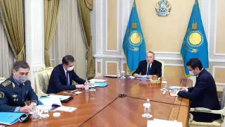 Появилось видео заседания Совета безопасности с Назарбаевым