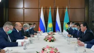 Мамин провел переговоры с премьером России Мишустиным