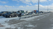 Более 800 авто скопилось из-за закрытой трассы Нур-Султан-Щучинск