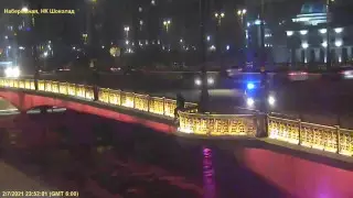 Спасение мужчины в Нур-Султане попало на видеожетон полицейского