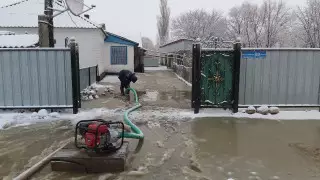 Три поселка подтопило в Алматинской области