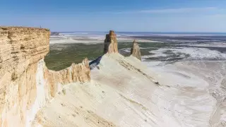 Акцию в защиту урочища Бозжыра провели в Париже