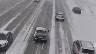 В двух регионах страны закрыты дороги