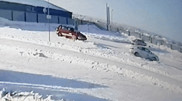 Экзамен на автодроме в Костанае закончился ДТП