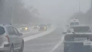 Дороги закрыли в Акмолинской области из-за непогоды