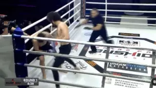 Нокаут за 20 секунд зафиксирован на турнире в Казахстане